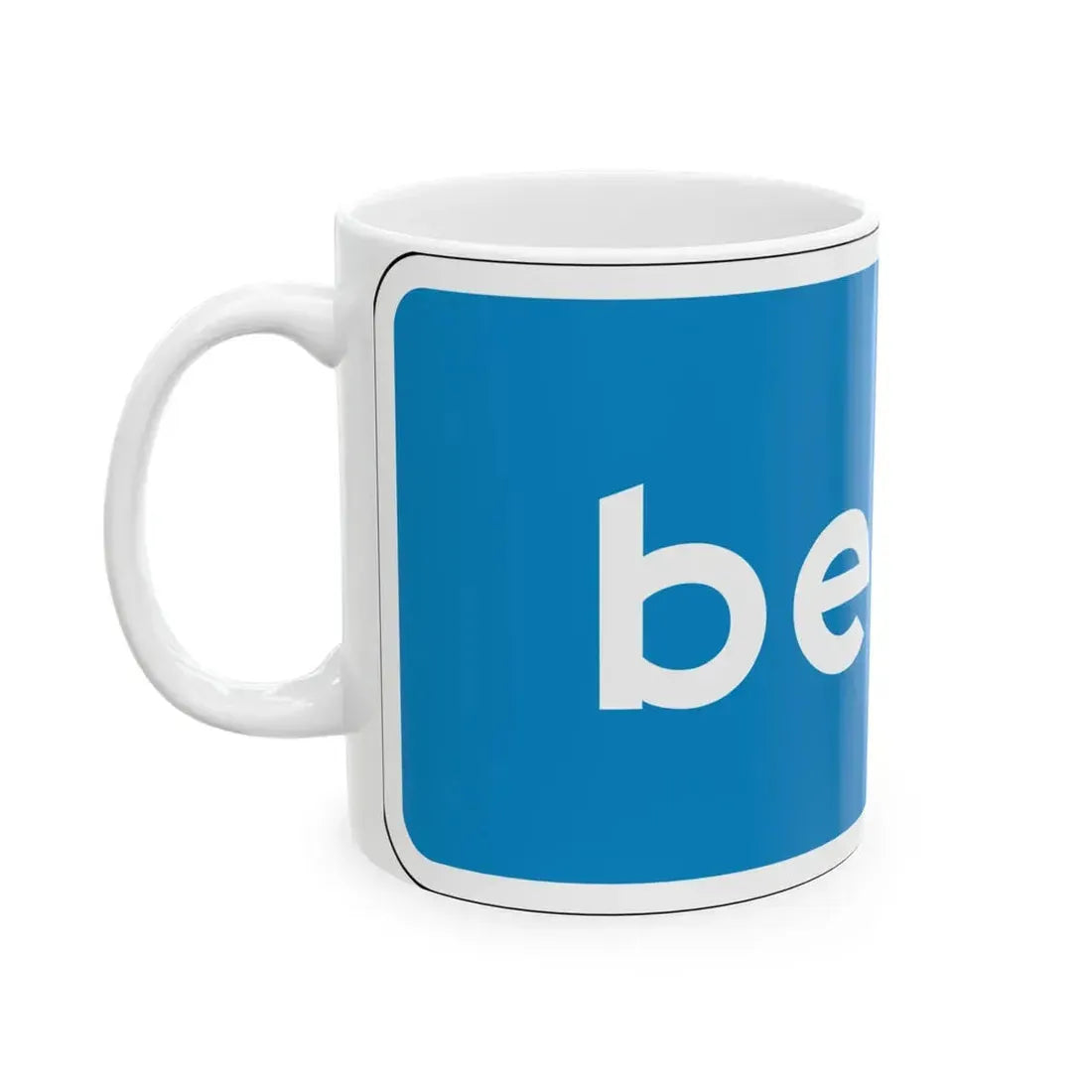 California Scenic begin (California) (Road Sign) White Coffee Mug - Go Mug Yourself