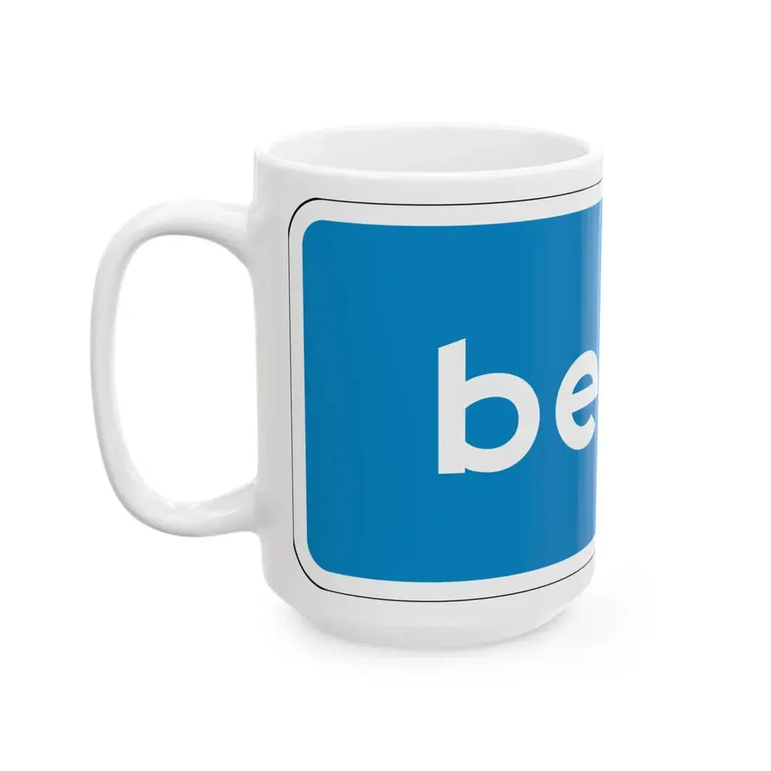 California Scenic begin (California) (Road Sign) White Coffee Mug - Go Mug Yourself