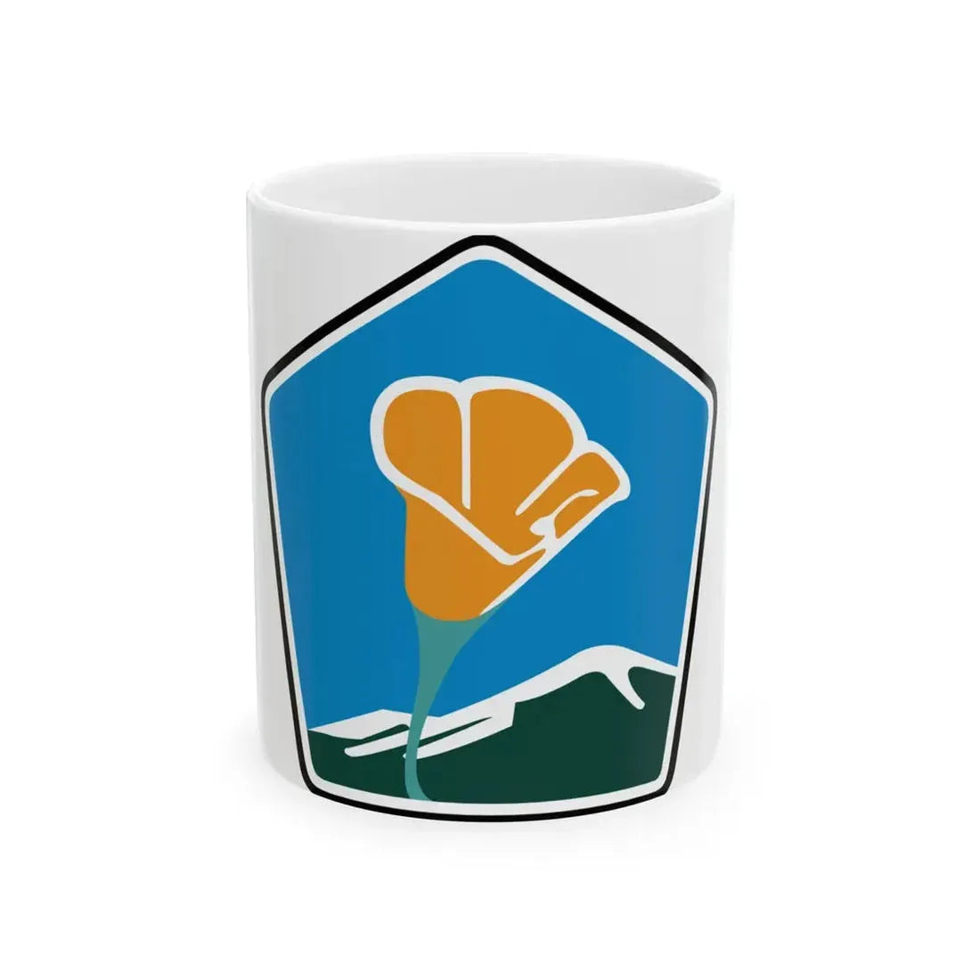 California Scenic (California) (Road Sign) White Coffee Mug 11oz - Go Mug Yourself