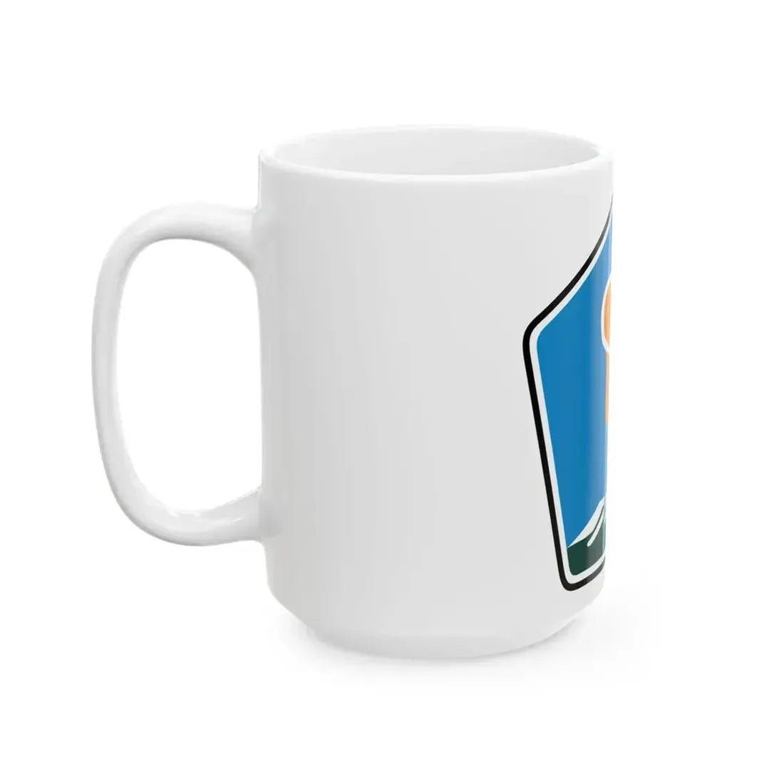 California Scenic (California) (Road Sign) White Coffee Mug - Go Mug Yourself