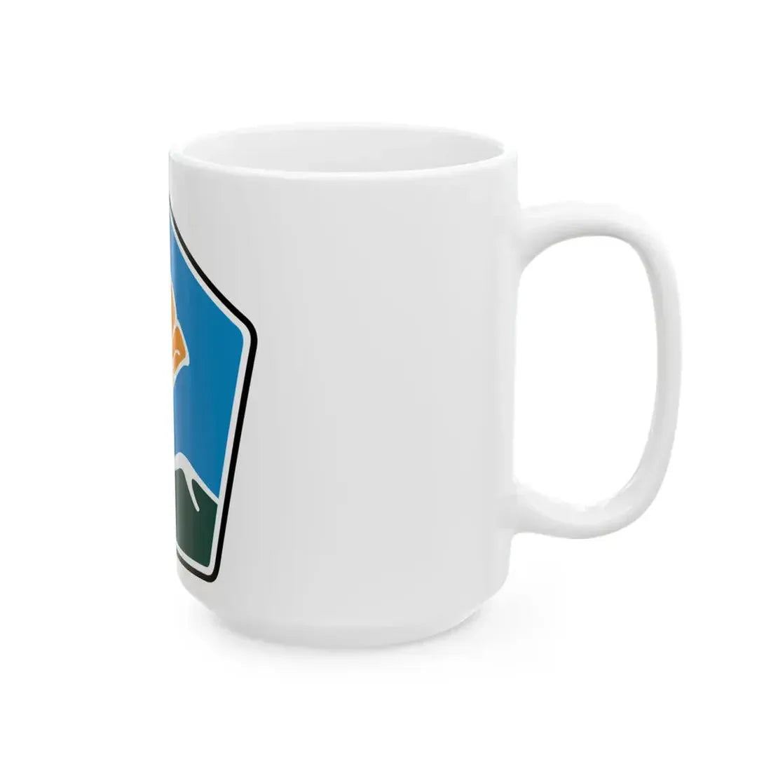 California Scenic (California) (Road Sign) White Coffee Mug - Go Mug Yourself