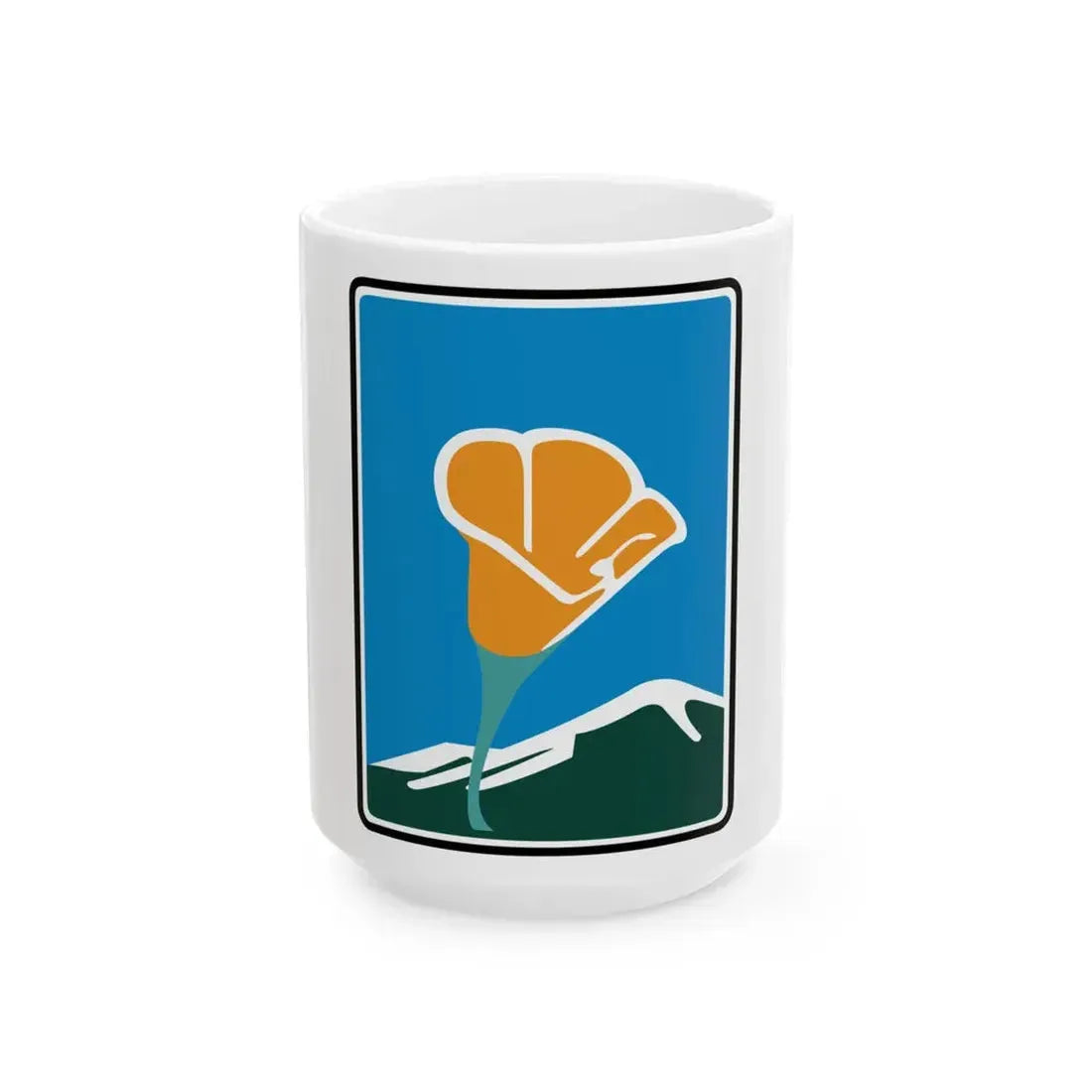 California Scenic State (California) (Road Sign) White Coffee Mug 15oz - Go Mug Yourself