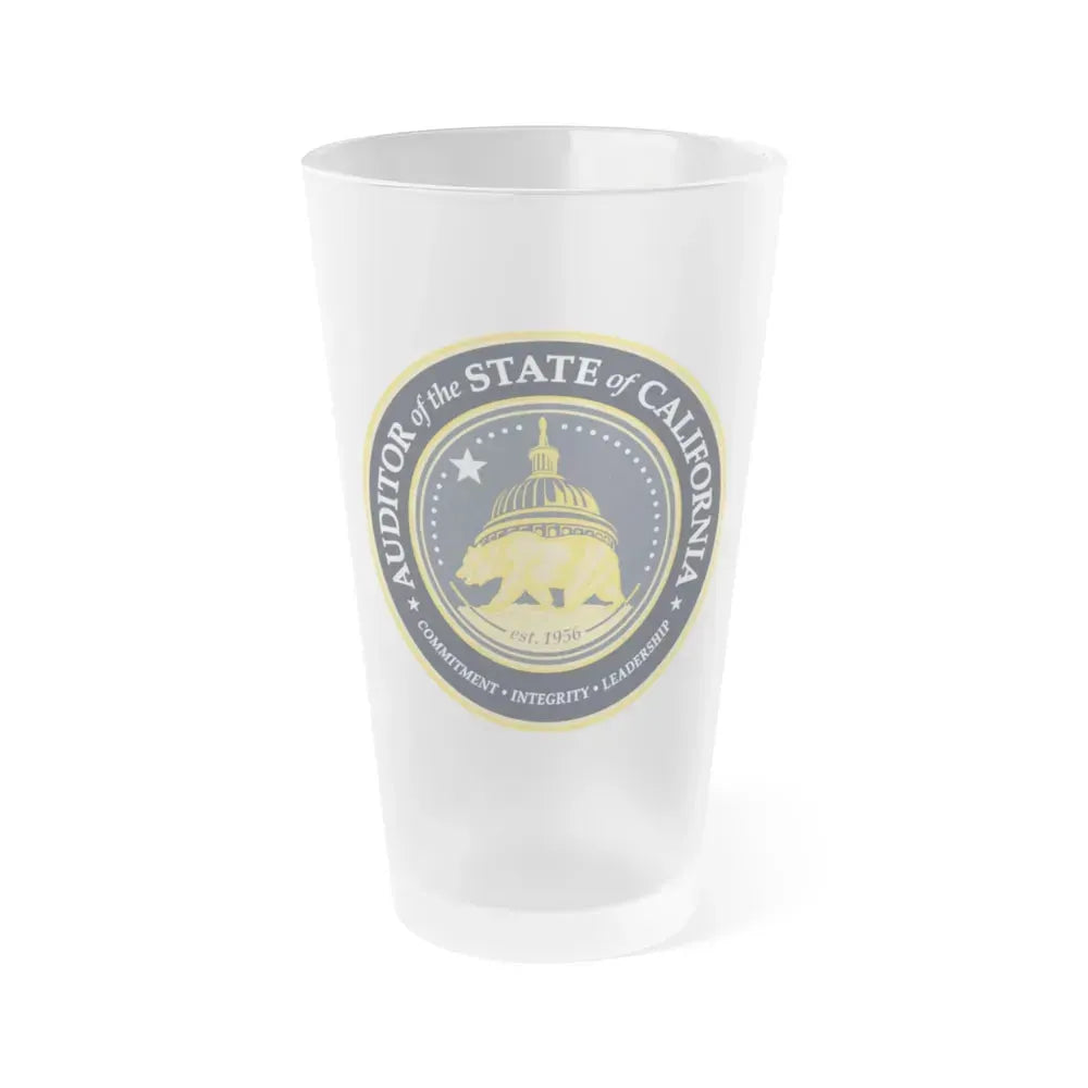 California State Auditor - Frosted Pint Glass 16oz 16oz Frosted - Go Mug Yourself