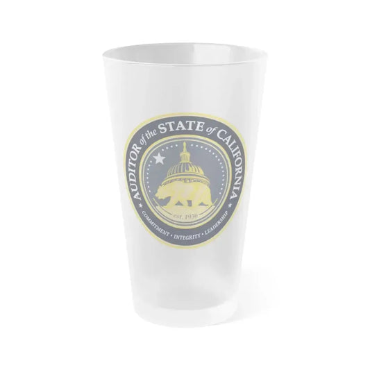 California State Auditor - Frosted Pint Glass 16oz 16oz Frosted - Go Mug Yourself