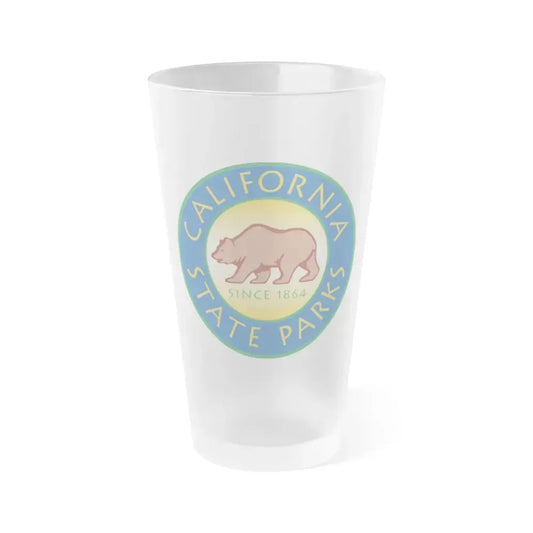 California State Parks - Frosted Pint Glass 16oz 16oz Frosted - Go Mug Yourself