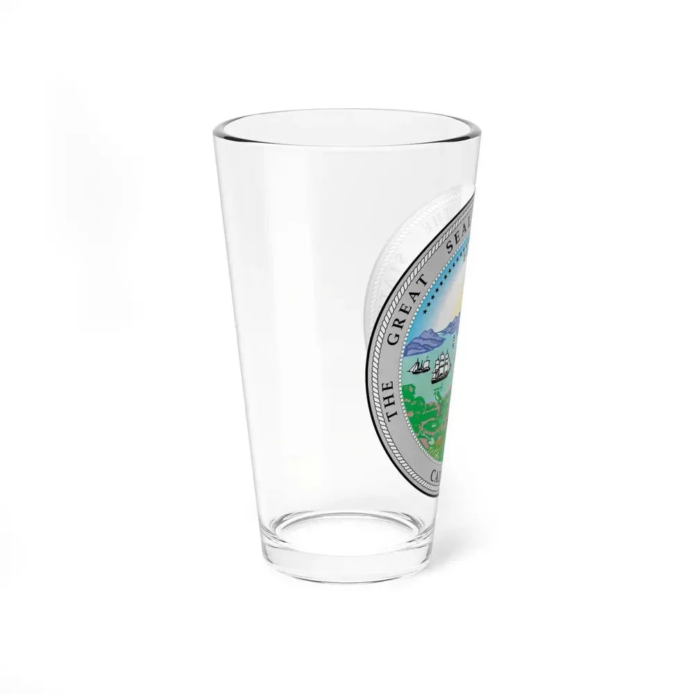 California State Seal - Pint Glass 16oz - Go Mug Yourself