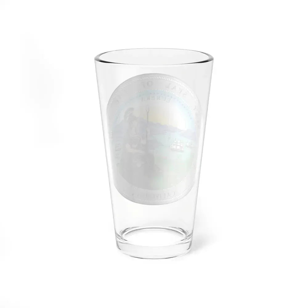 California State Seal - Pint Glass 16oz - Go Mug Yourself