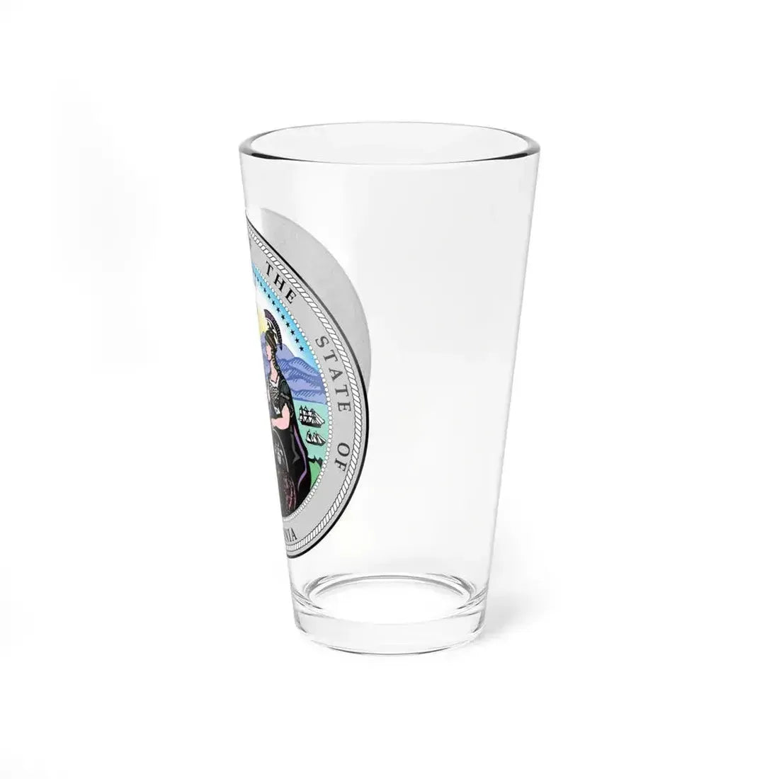 California State Seal - Pint Glass 16oz - Go Mug Yourself