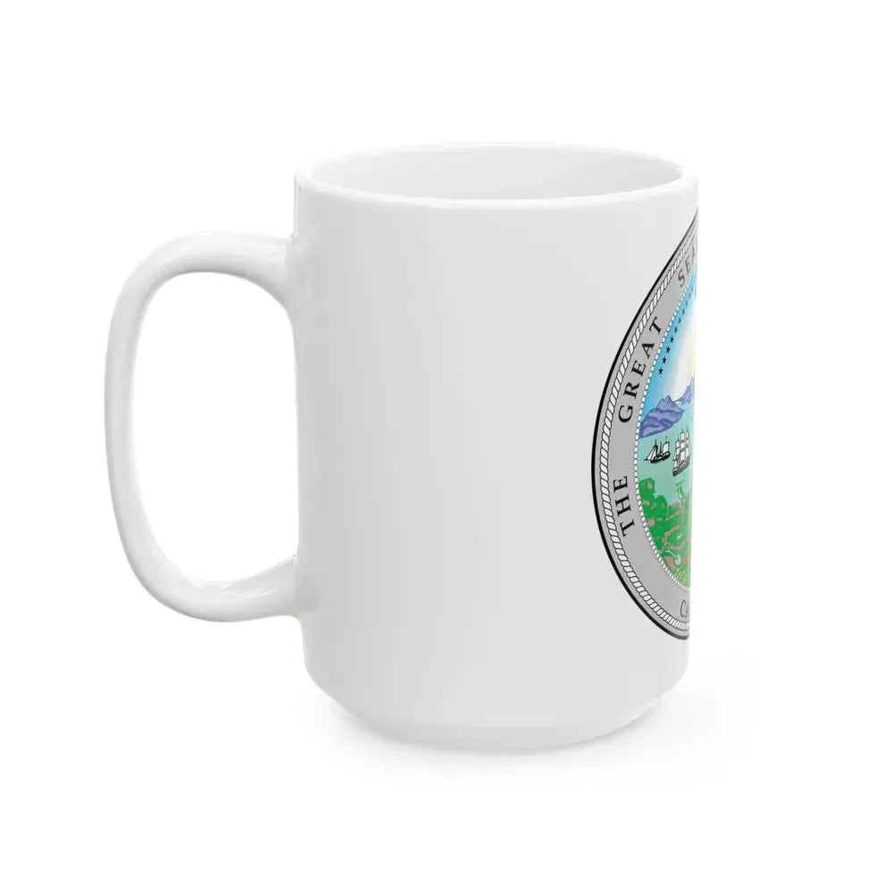 California State Seal - White Coffee Mug - Go Mug Yourself