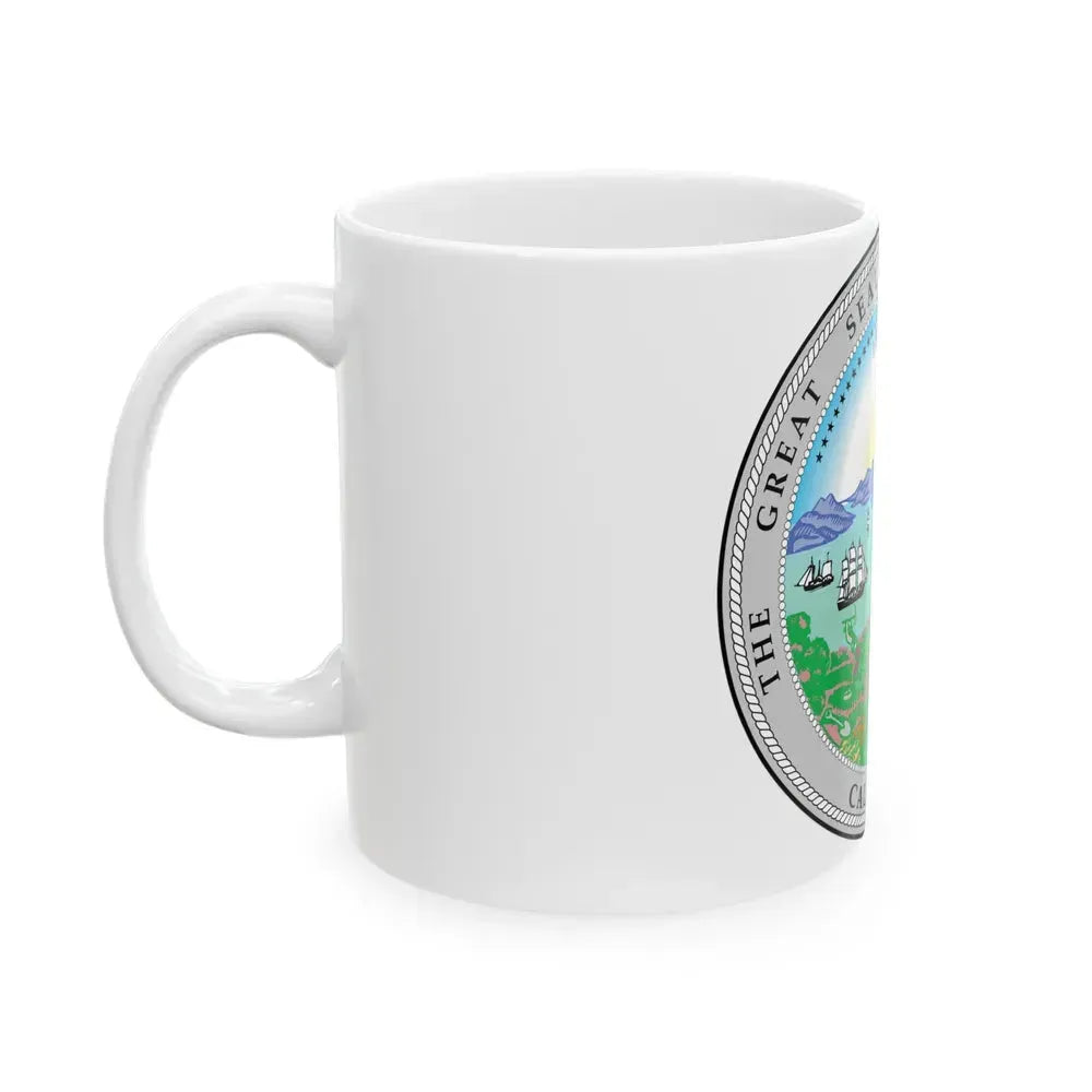 California State Seal - White Coffee Mug - Go Mug Yourself