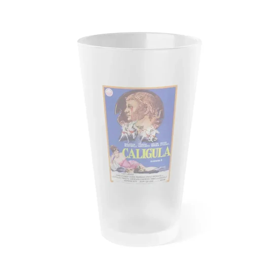 CALIGULA (2) 1979 Movie Poster - Frosted Pint Glass 16oz 16oz Frosted - Go Mug Yourself
