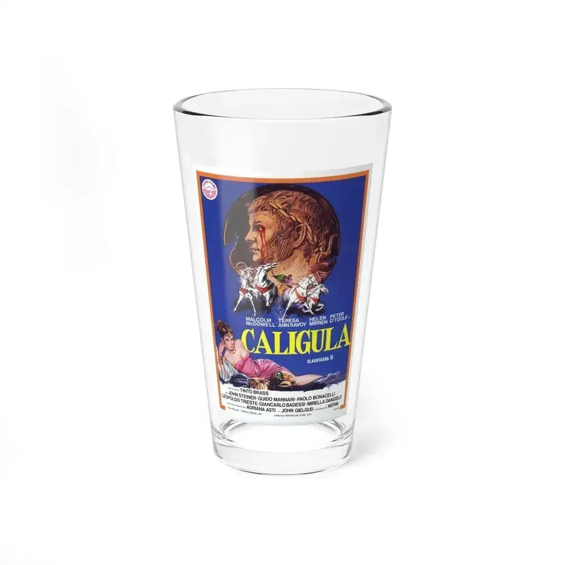 CALIGULA (2) 1979 Movie Poster - Pint Glass 16oz 16oz - Go Mug Yourself