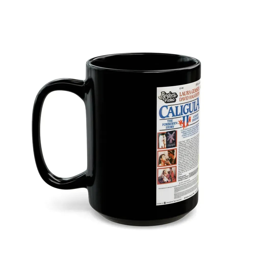 CALIGULA 2 (VHS COVER) - Black Coffee Mug - Go Mug Yourself