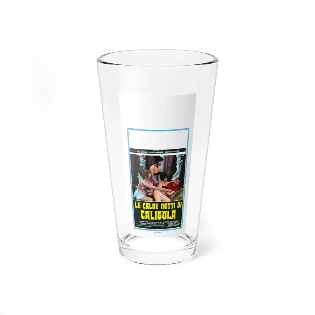 CALIGULA'S HOT NIGHTS 1977 Movie Poster - Pint Glass 16oz 16oz - Go Mug Yourself