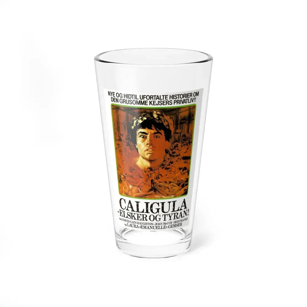 CALIGULA THE UNTOLD STORY (DANISH) 1982 Movie Poster - Pint Glass 16oz 16oz - Go Mug Yourself