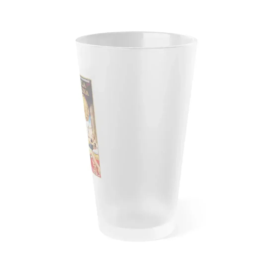 CALIGULA UND MESSALINA 1981 Movie Poster - Frosted Pint Glass 16oz - Go Mug Yourself