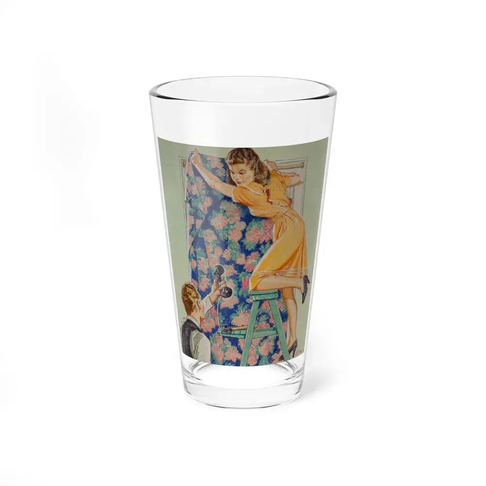 Call for You (Magazine Illustration) Pint Glass 16oz 16oz - Go Mug Yourself