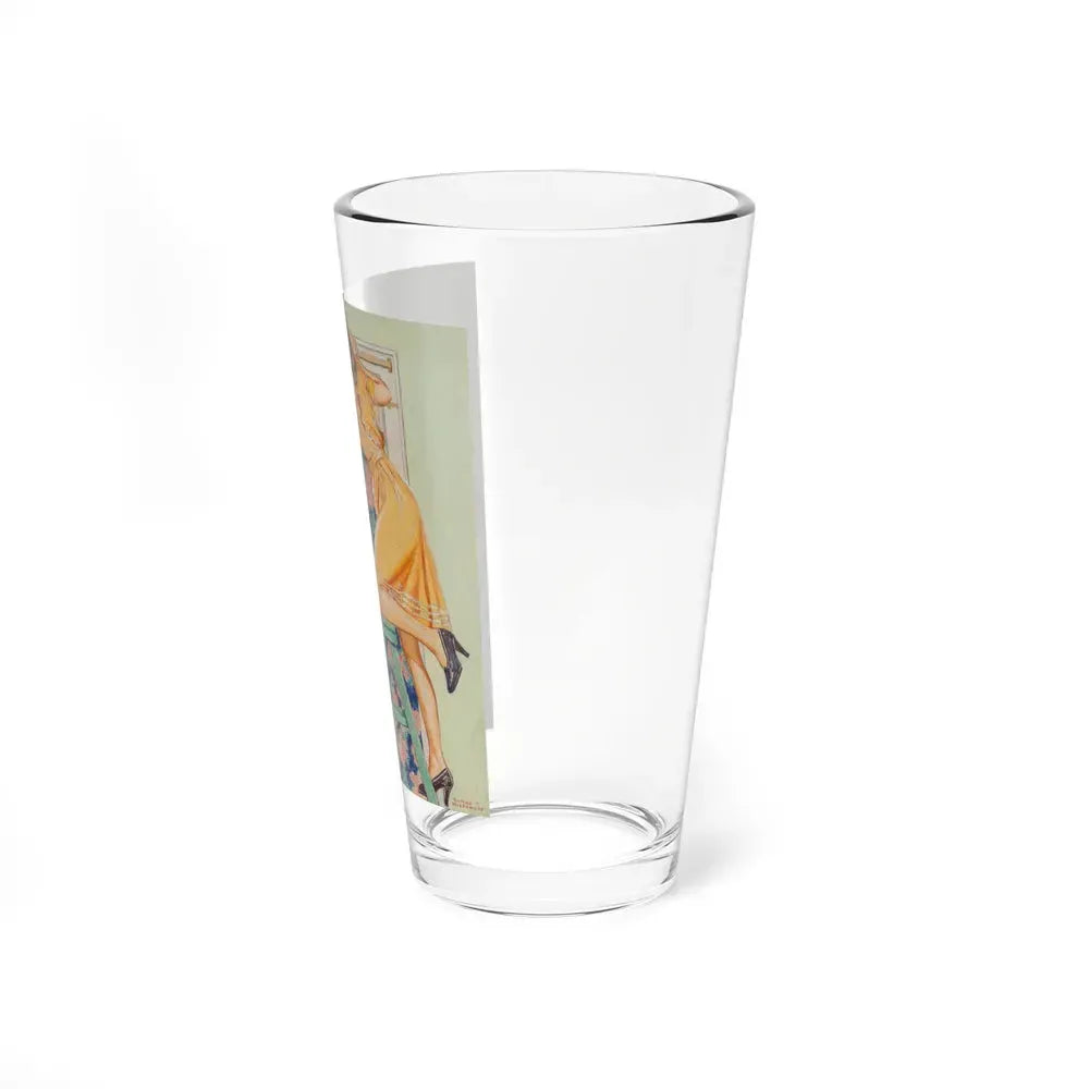 Call for You (Magazine Illustration) Pint Glass 16oz - Go Mug Yourself