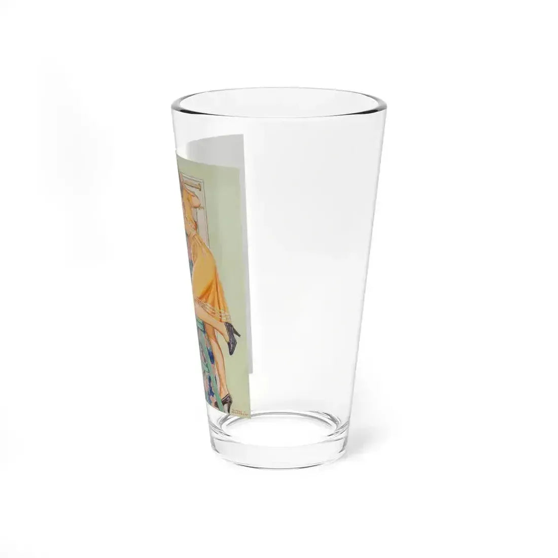 Call for You (Magazine Illustration) Pint Glass 16oz - Go Mug Yourself