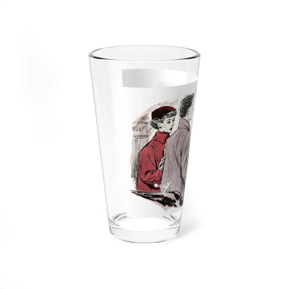 Call it Even, Collier's, March 15, 1952 (Magazine Illustration) Pint Glass 16oz - Go Mug Yourself