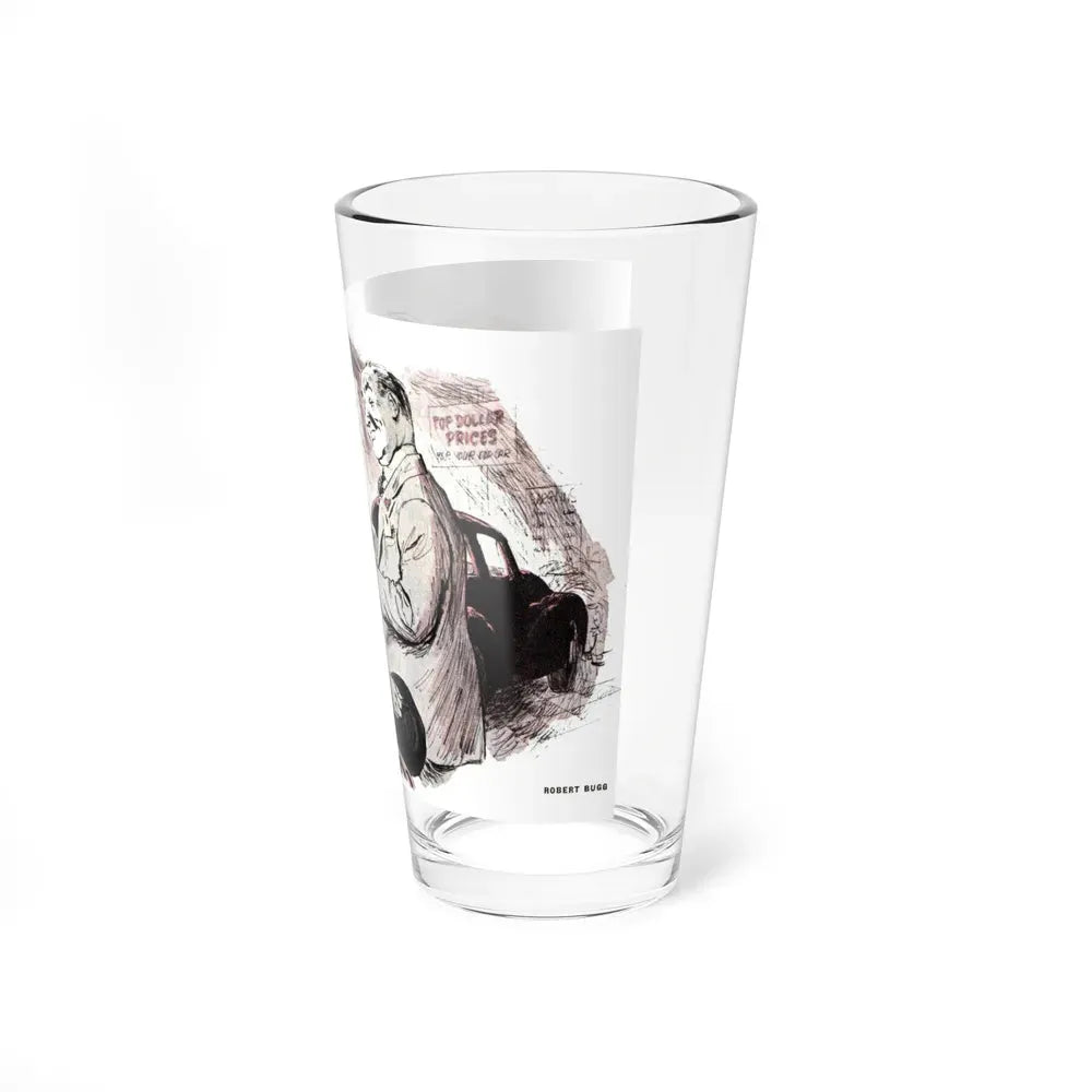 Call it Even, Collier's, March 15, 1952 (Magazine Illustration) Pint Glass 16oz - Go Mug Yourself