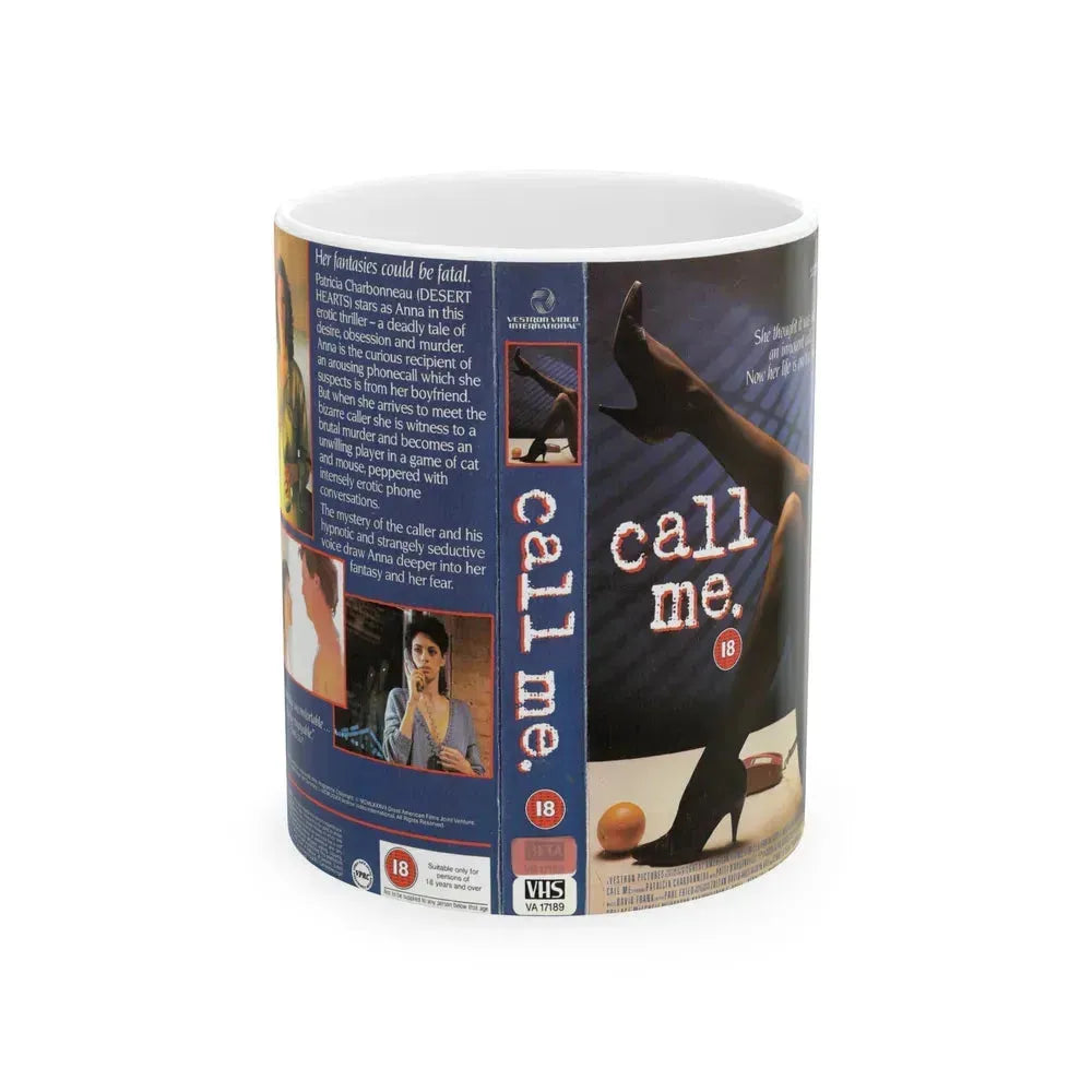 CALL ME (VHS COVER) - White Coffee Mug 11oz - Go Mug Yourself