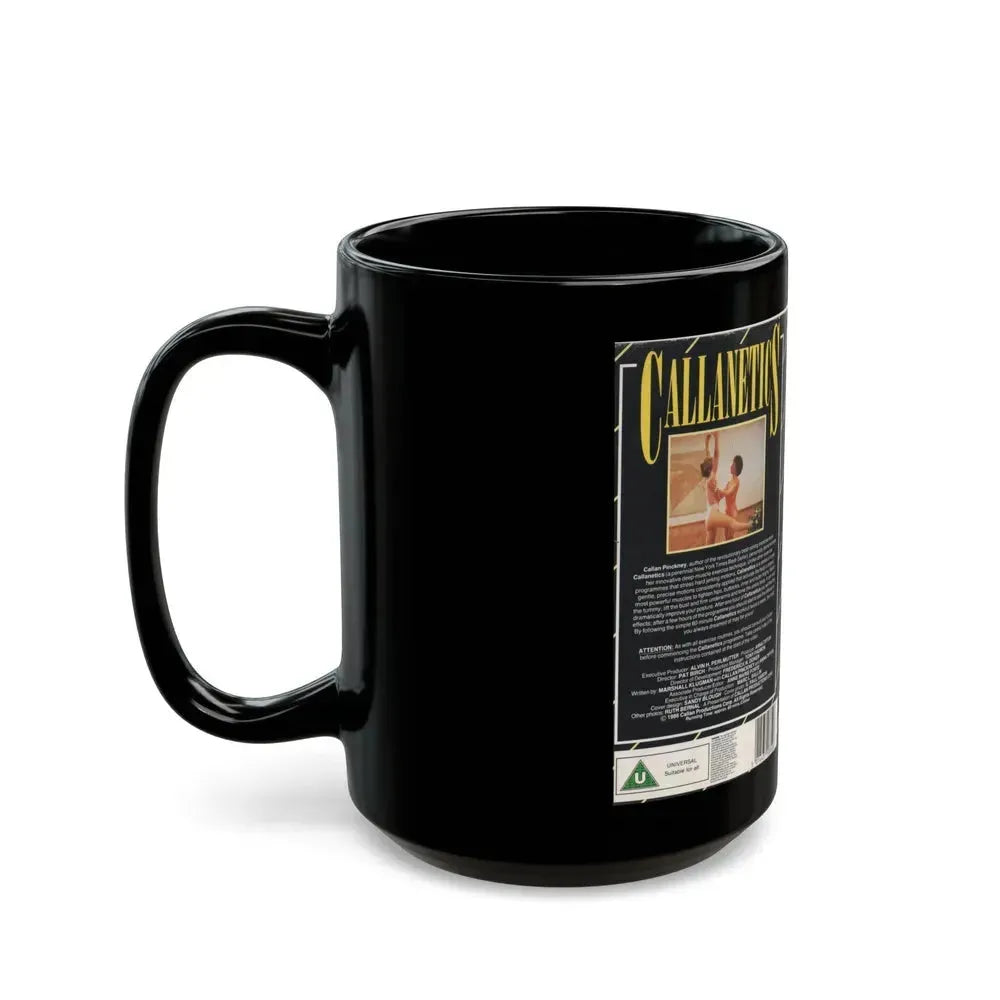 CALLANETICS (VHS COVER) - Black Coffee Mug - Go Mug Yourself