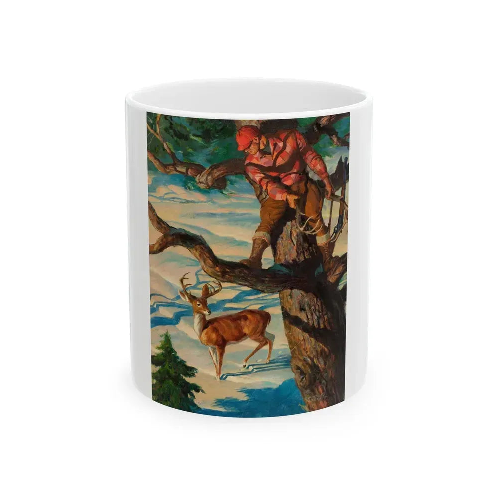 Calling the Buck - White Coffee Mug 11oz - Go Mug Yourself