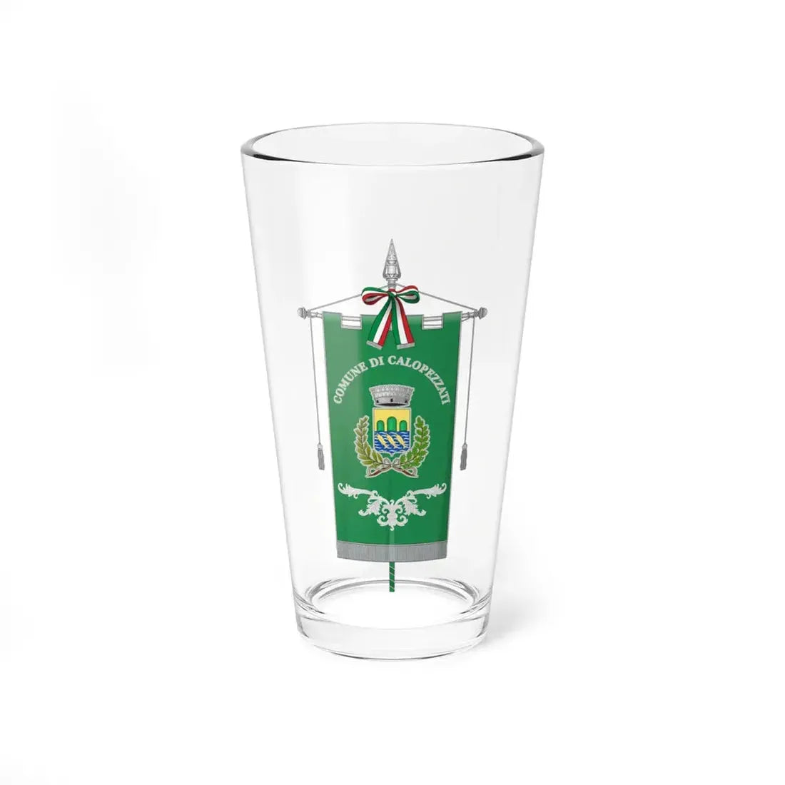 Calopezzati-Gonfalone (Italy) Pint Glass 16oz 16oz - Go Mug Yourself