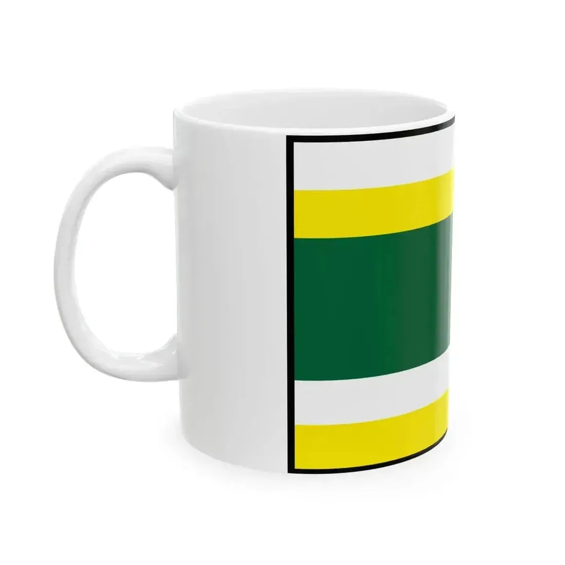 Calovec Komarno Flag (Slovakia) White Coffee Mug - Go Mug Yourself