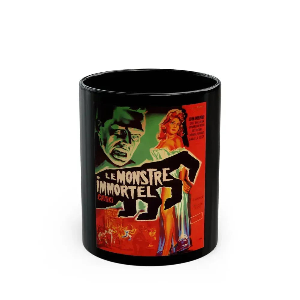 CALTIKI (FRENCH) 1959 Movie Poster - Black Coffee Mug 11oz - Go Mug Yourself