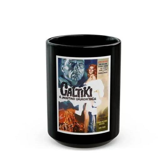 CALTIKI (Italian) 1959 Movie Poster - Black Coffee Mug 15oz - Go Mug Yourself