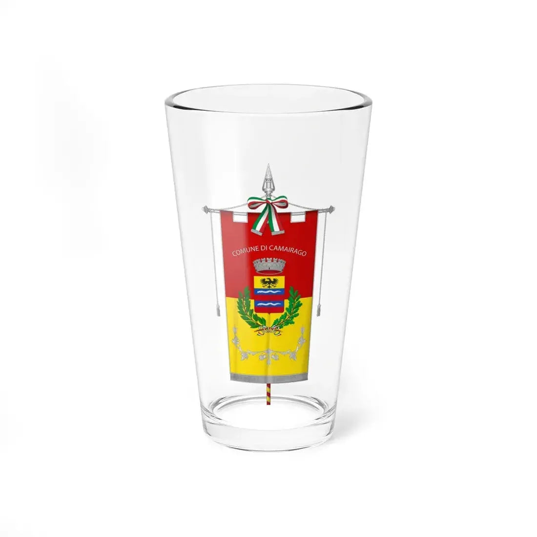 Camairago-Gonfalone (Italy) Pint Glass 16oz 16oz - Go Mug Yourself