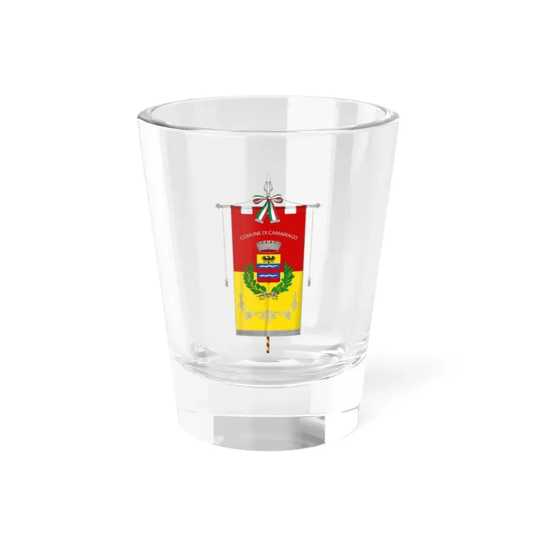 Camairago-Gonfalone (Italy) Shot Glass 1.5oz 1.5oz - Go Mug Yourself