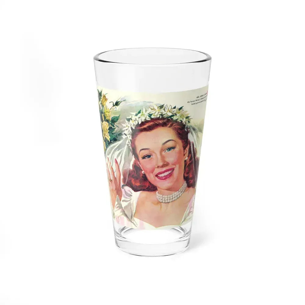 Camay ad illustration, Good Housekeeping, July 1948 (Magazine Illustration) Pint Glass 16oz 16oz - Go Mug Yourself