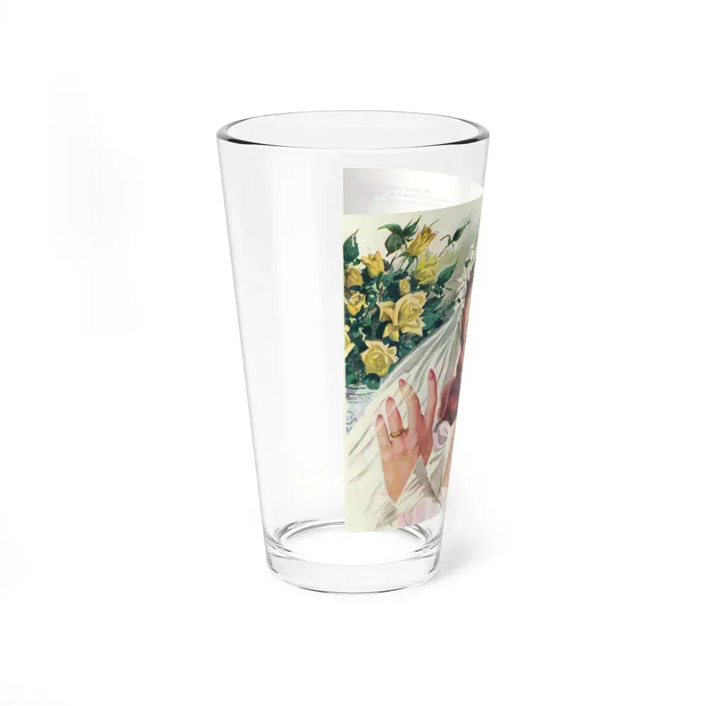 Camay ad illustration, Good Housekeeping, July 1948 (Magazine Illustration) Pint Glass 16oz - Go Mug Yourself