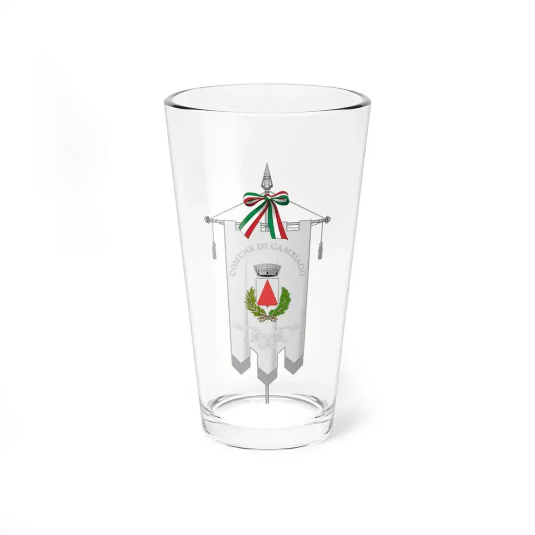 Cambiago-Gonfalone (Italy) Pint Glass 16oz 16oz - Go Mug Yourself
