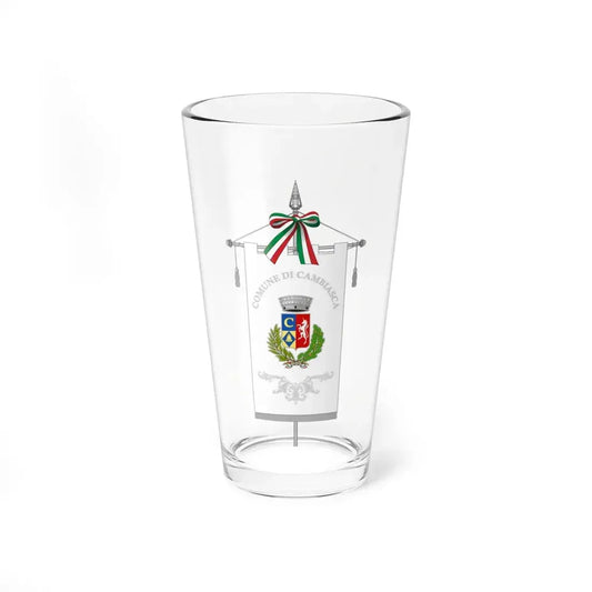 Cambiasca-Gonfalone (Italy) Pint Glass 16oz 16oz - Go Mug Yourself