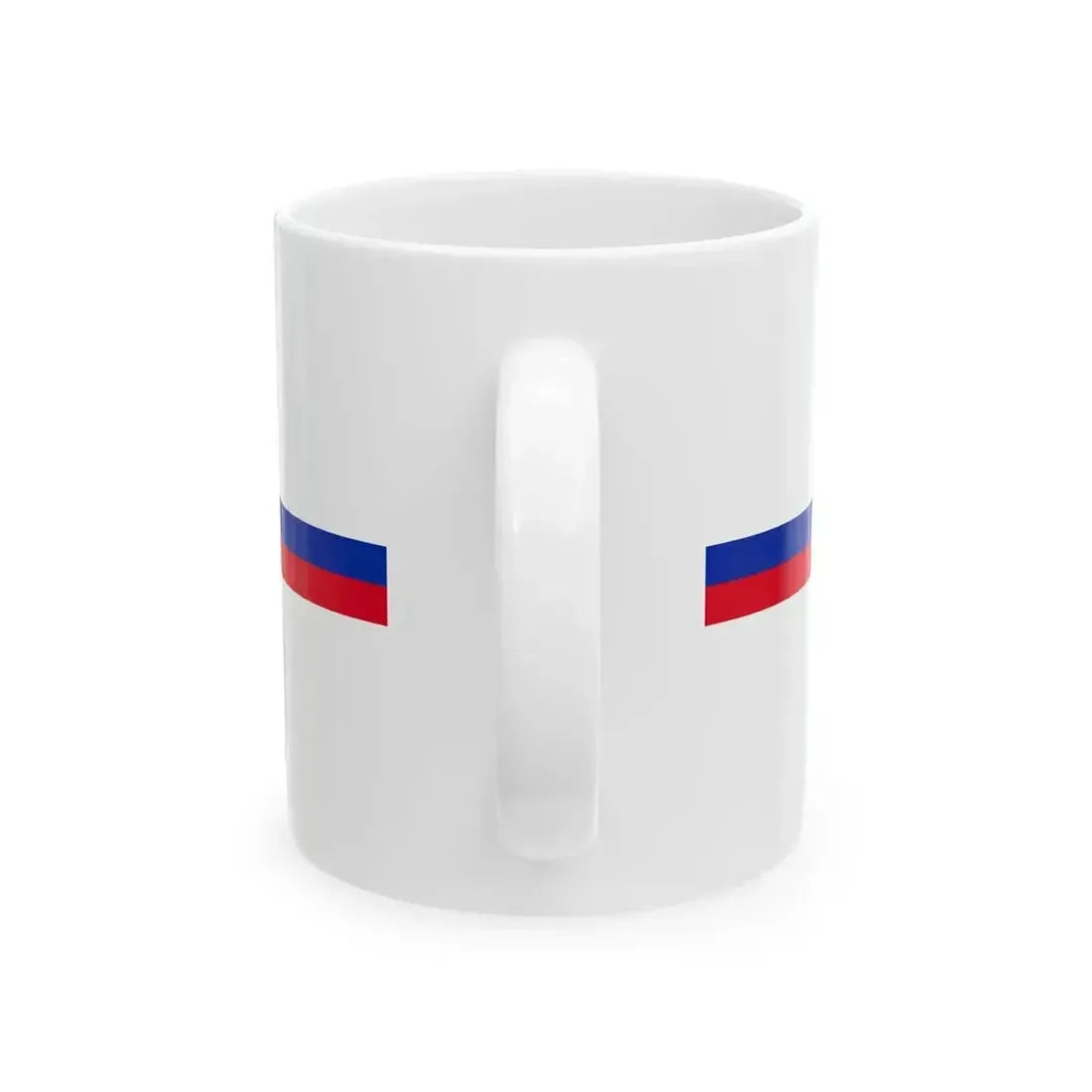 Cambodia flag bar (Cambodia) White Coffee Mug - Go Mug Yourself