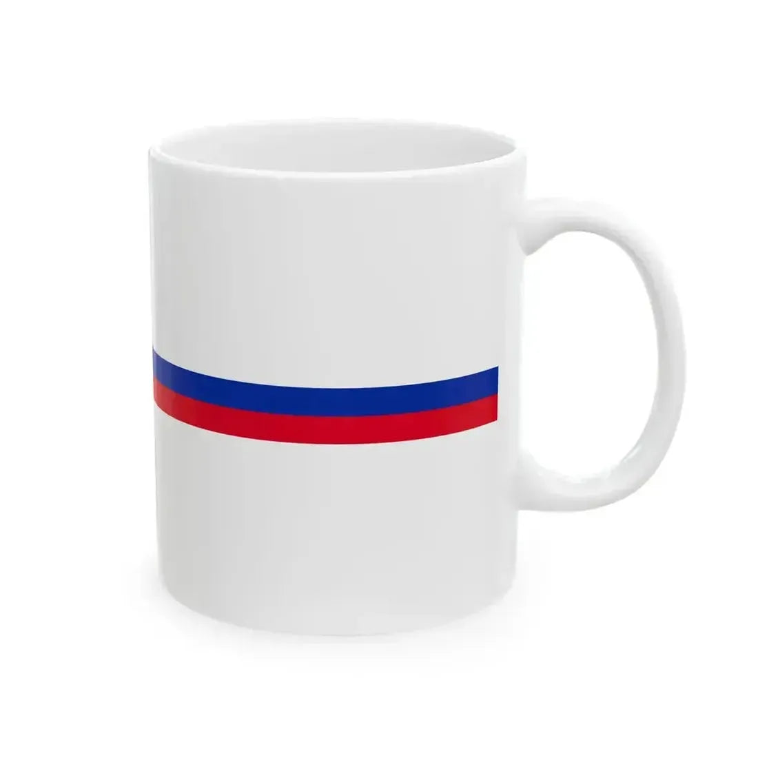 Cambodia flag bar (Cambodia) White Coffee Mug - Go Mug Yourself