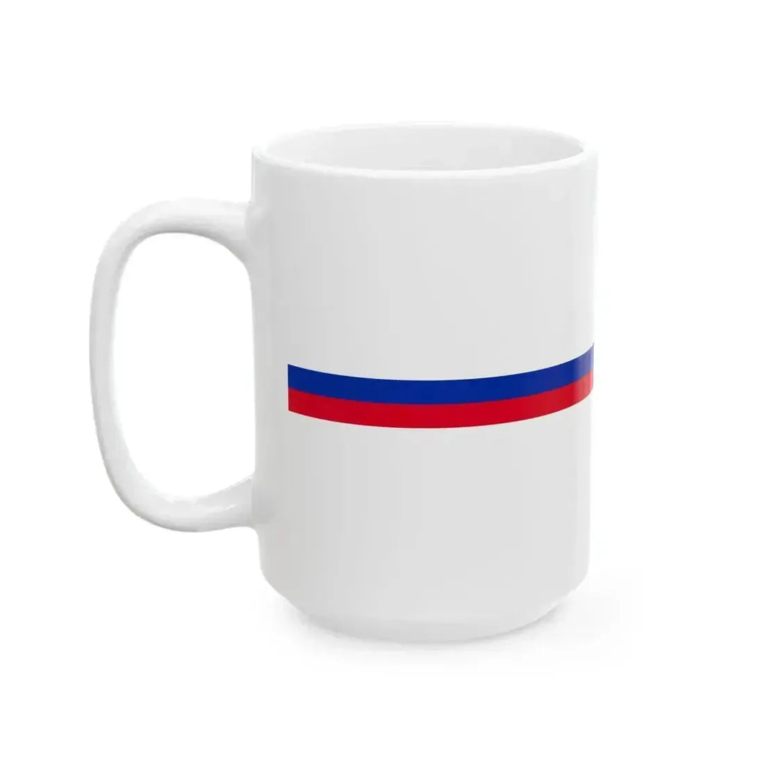 Cambodia flag bar (Cambodia) White Coffee Mug - Go Mug Yourself