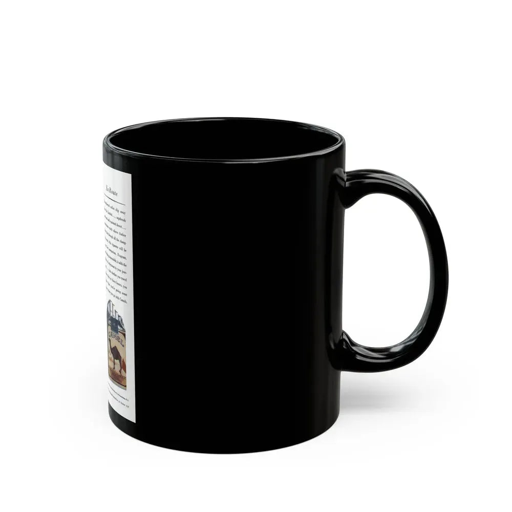 Camel ad, Cosmopolitan, October 1930 - Black Coffee Mug - Go Mug Yourself