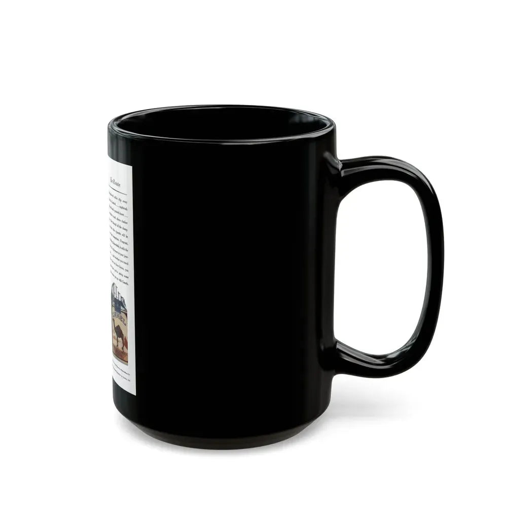 Camel ad, Cosmopolitan, October 1930 - Black Coffee Mug - Go Mug Yourself