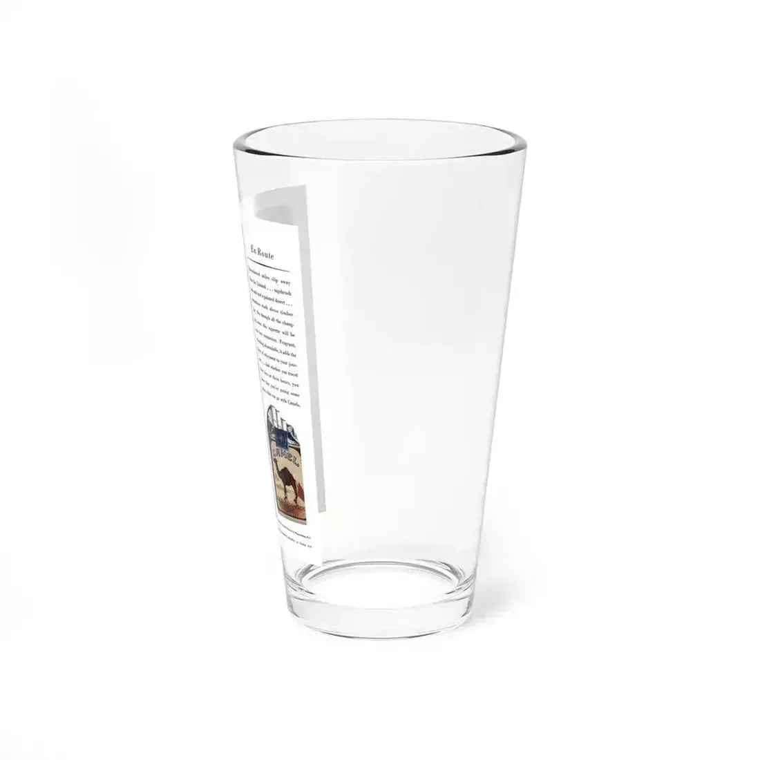 Camel ad, Cosmopolitan, October 1930 (Magazine Illustration) Pint Glass 16oz - Go Mug Yourself