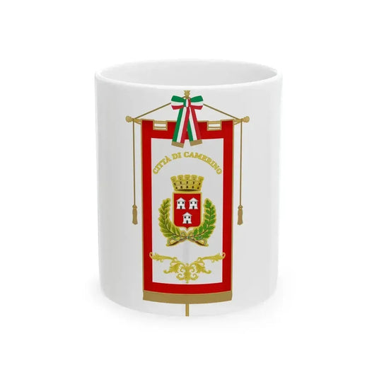 Camerino-Gonfalone (Italy) White Coffee Mug 11oz - Go Mug Yourself