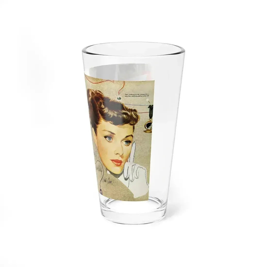 Camilla, Good Housekeeping, June 1949 (Magazine Illustration) Pint Glass 16oz - Go Mug Yourself