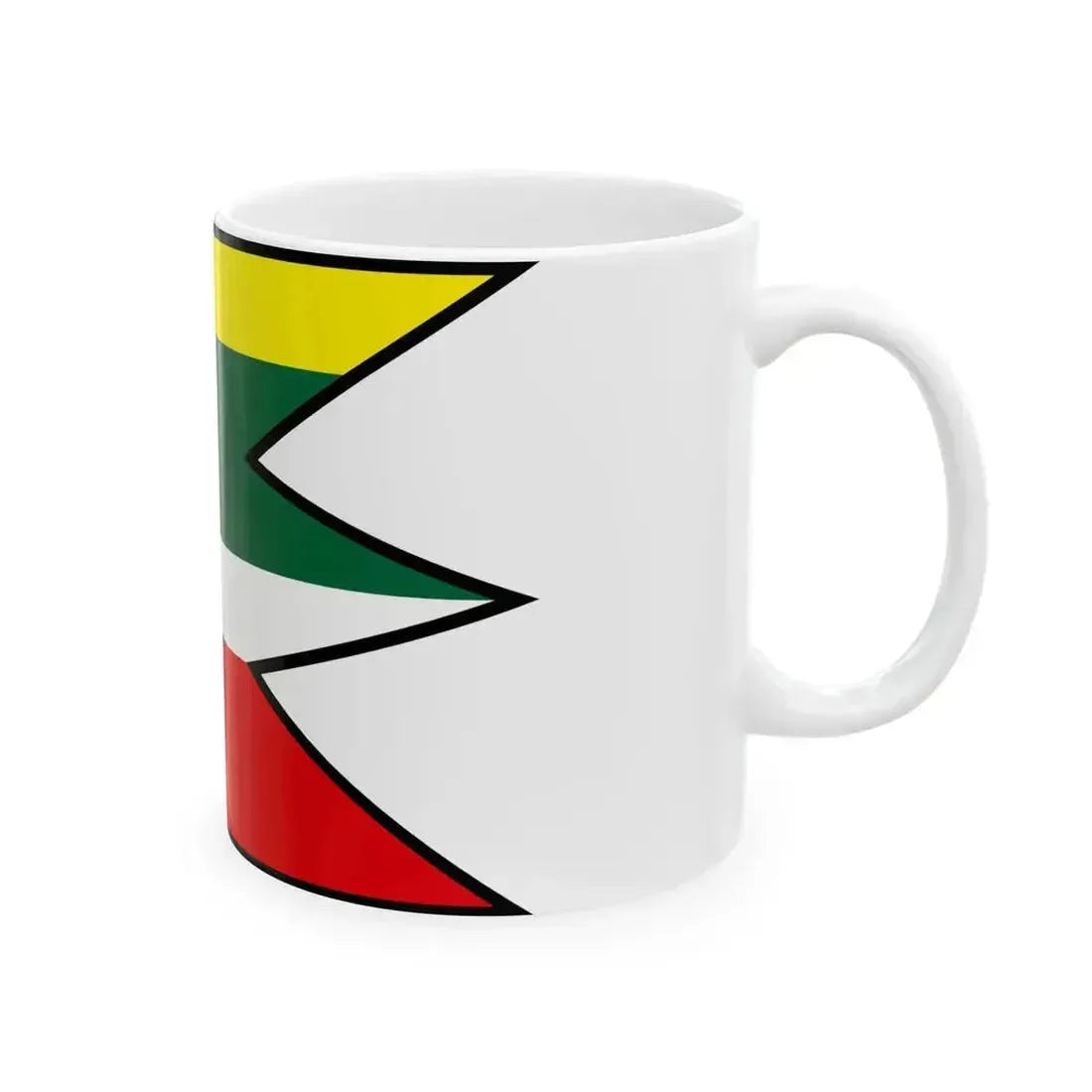 Camovce Lucenec Flag (Slovakia) White Coffee Mug - Go Mug Yourself
