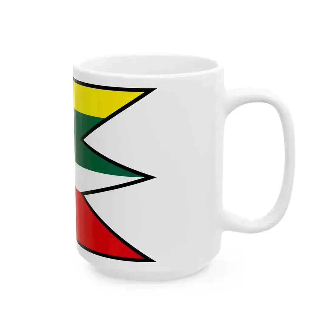 Camovce Lucenec Flag (Slovakia) White Coffee Mug - Go Mug Yourself
