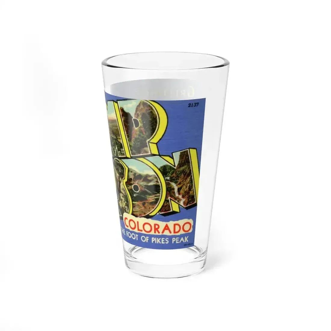 Camp Carson Colorado (Greeting Postcards) Pint Glass 16oz - Go Mug Yourself