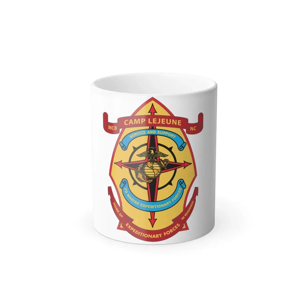 Camp Lejeune Expeditionary (USMC) Color Changing Coffee Mug 11oz - Go Mug Yourself